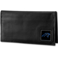 Carolina Panthers Deluxe Leather Checkbook Cover